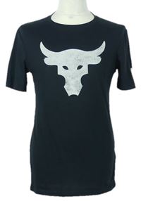 Pánske čierne tričko s býkem Under Armour