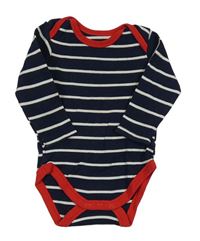 Tmavomodro-biele pruhované body C&A