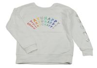 Biela mikina s nápisom Primark