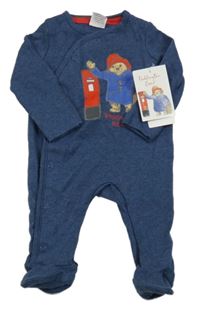 Nové - Tmavomodrý overal s medvídkem Paddington 