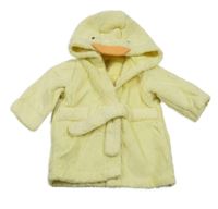 Žlutý froté župan s kapucí - Kačenka F&F