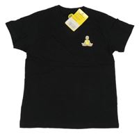 Nové - čierne tričko s panáčkem