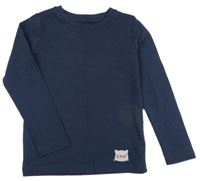 Tmavomodré tričko s mačkou Lupilu