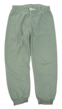 Khaki fleecové tepláky H&M