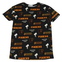 Černé elastické tričko s Pikachu Primark