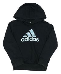 Čierna mikina s kapucňou Adidas