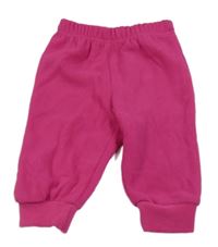 Neónově ružové fleecové tepláky Ergee