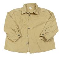 Béžová manšestrová košile s výšivkou LC Waikiki