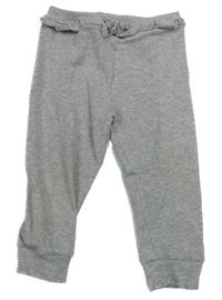 Šedé žebrované tepláky s volánkem Matalan