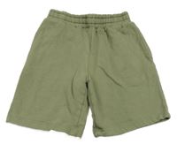 Khaki teplákové kraťasy George