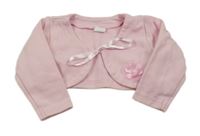 Světlerůžové bolérko s kvietkom