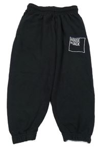 Černé tepláky s potiskem Fruit of the Loom