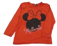 Červené tričko s Minnie Disney
