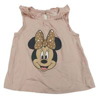 Svetloružový top s Minnií Disney