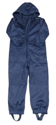 Modrá softshellová kombinéza s kapucí Lupilu 