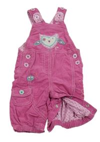 Ružové menšestrové podšité na traké nohavice so sovou M&S