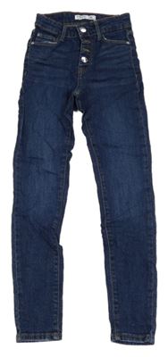 Tmavomodré rifle s vysokým pasem Tiffosi