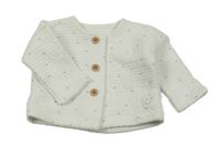 Biela vzorovaná prepínaci mikina s hviezdičkami George