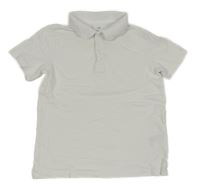 Biele polo tričko H&M