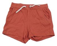 Oranžové bavlnené kraťasy H&M