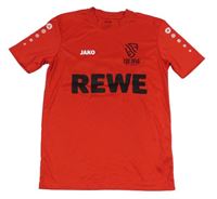 Červené funkčné športové tričko s logom JAKO