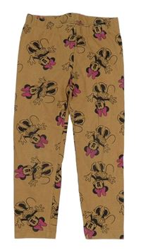 Hnědé legíny s Minnie GAP