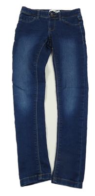 Tmavomodré skinny teplákové rifle name it.