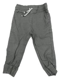 Tmavosivé chino cuff rifle F&F