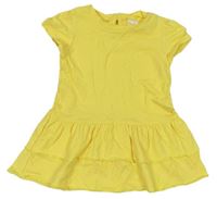 Žlté bavlnené šaty Next