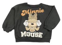 Antracitová mikina s Minnie Disney