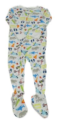 Bílý overal s obrázky Carter's