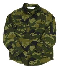 Army košile s dinosaury M&S