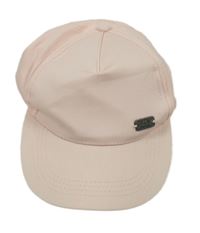 Světlerůžová kšiltovka s nášivkou