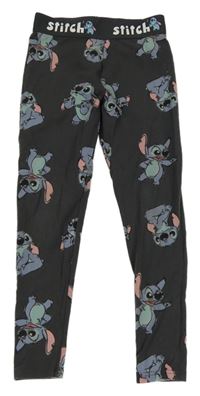 Antracitové legíny so Stitchem Primark