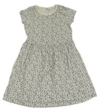 Béžové bavlnené šaty s leopardím vzorom Y.F.K.