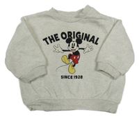 Svetlobéžová melírovaná mikina s Mickeym H&M