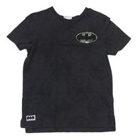 Tmavosivé vzorované tričko s Batmanem George