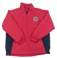 Ružovo-tmavomodrá šušťáková športová funkčná bunda killtec