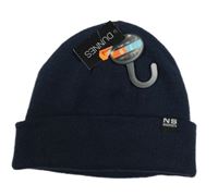 Nové - tmavomodrá pletená čepice Dunnes 