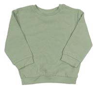 Zelená rebrovaná ľahká mikina Primark