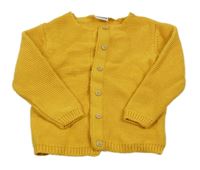 Horčicový prepínaci sveter