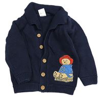 Tmavomodrý prepínaci sveter s Paddingtonem F&F