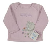 Nové - Lila fleecové triko - Tiny Tatty Teddy Nutmeg