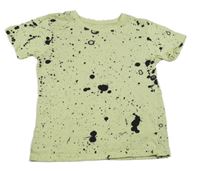 Žluto-černé tričko s fleky Primark