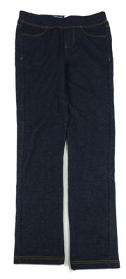 Tmavomodré džegíny riflofého vzhledu Okaidi