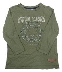 Khaki tričko s tigrom Topolino