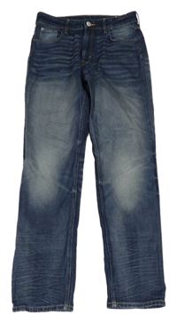 Tmavomodré relaxed fit rifle H&M