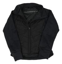 Černá šusťákovo/softshellová bunda H&M
