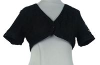 Dámské černé krajkové bolerko H&M