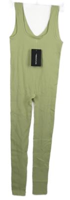 Nové - Dámsky citrónový rebrovaný elastický tehotenské ý overal PrettyLittle Thing